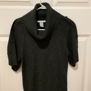 Design history cowl neck sweater